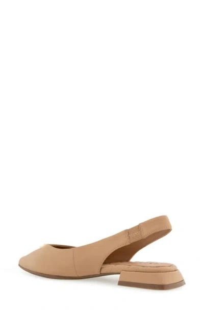 Aerosoles Nayana Pointed Toe Slingback Flat In Brown