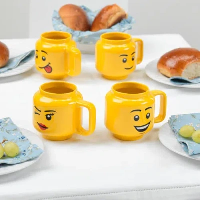 Lego ® Dupc  Classic Yellow Minifigures Happy Boy Ceramic Mug, 17.9oz In Yellow