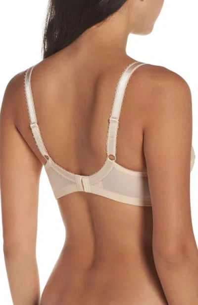 Panache Clara Underwire Full Coverage Stretch Lace Bra In Neutral