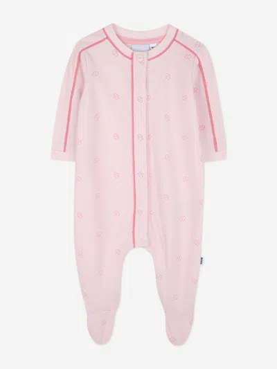 Hugo Boss Boss Baby Girls Babygrow Gift Set In Pink