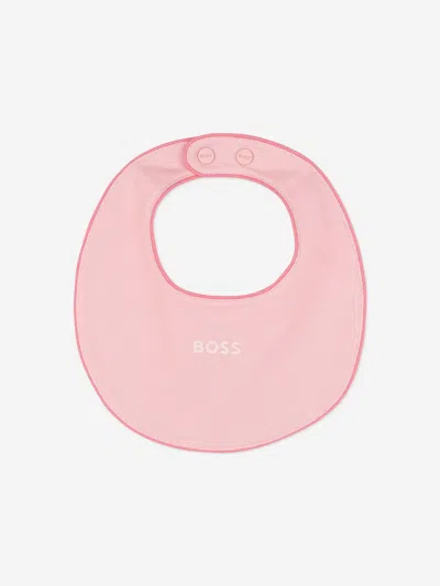Hugo Boss Boss Baby Girls Babygrow Gift Set In Pink