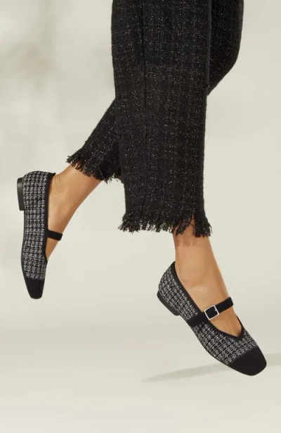Vivaia Margot Mary-jane Square-toe Ballet Flats In Black