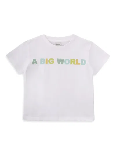 Knot Big World T-shirt In White