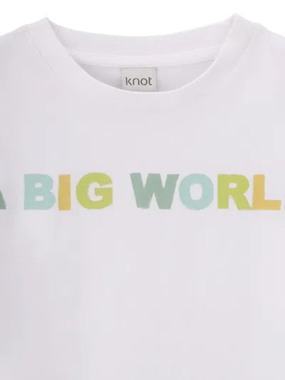 Knot Big World T-shirt In White