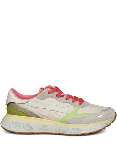 Premiata Lauryn Multicolor Leather Blend Sneakers
