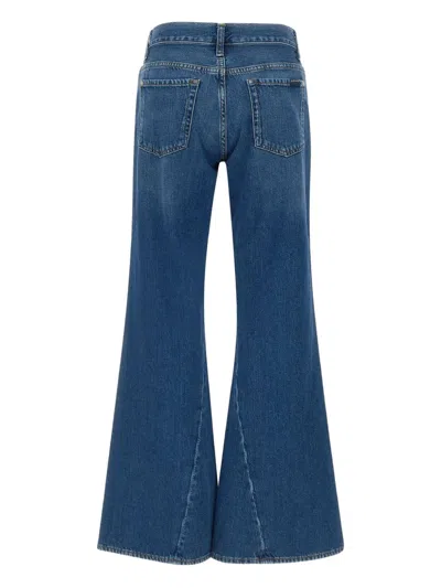 7 For All Mankind Seam-detailing Jeans In Blue