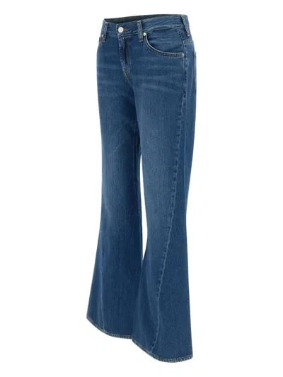7 For All Mankind Seam-detailing Jeans In Blue
