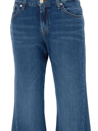 7 For All Mankind Seam-detailing Jeans In Blue
