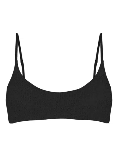 Mc2 Saint Barth Judy Bikini Top In Black