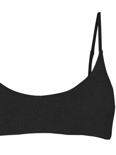 Mc2 Saint Barth Judy Bikini Top In Black