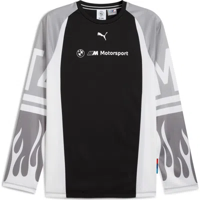 Puma X Bmw M Motorsport Lifestyle Racing Jersey In Black