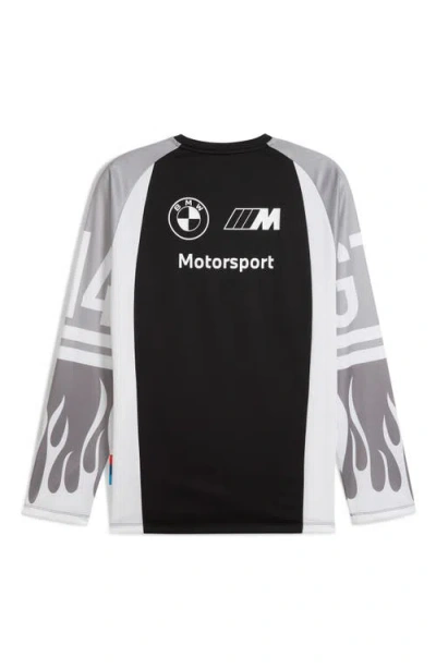 Puma X Bmw M Motorsport Lifestyle Racing Jersey In Black