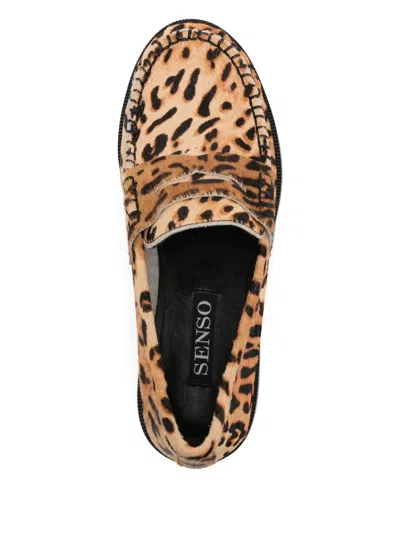 Senso Cooper Vii Loafers In Animal Print