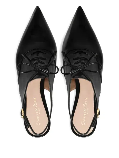 Gianvito Rossi Veronica Pointed Toe Slingback Pumps In Black