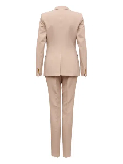 Tagliatore Single-breasted Suit In Neutral