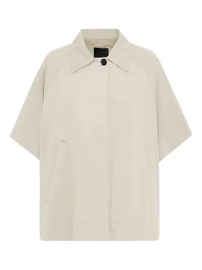 Add Cotton Shirt Jacket In Neutral