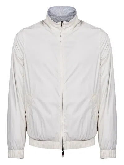 Kired Zip-up Bomber Jacket In Gray