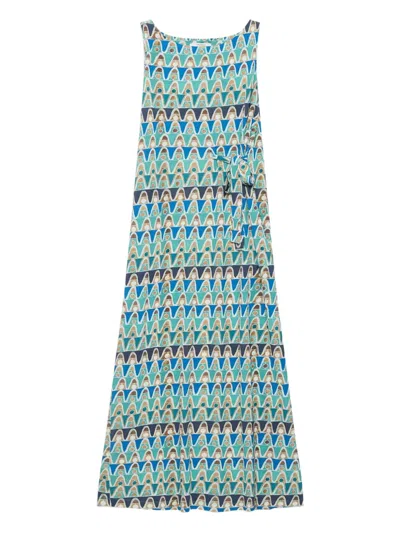 Maliparmi Geometric-print Dress In Multi