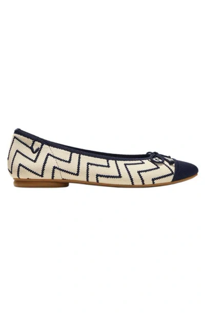 Vivaia Almond-toe Bow Flats In Neutral