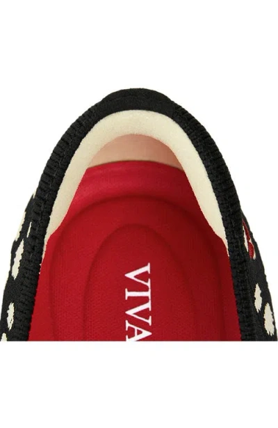 Vivaia Almond-toe Bow Flats In Black