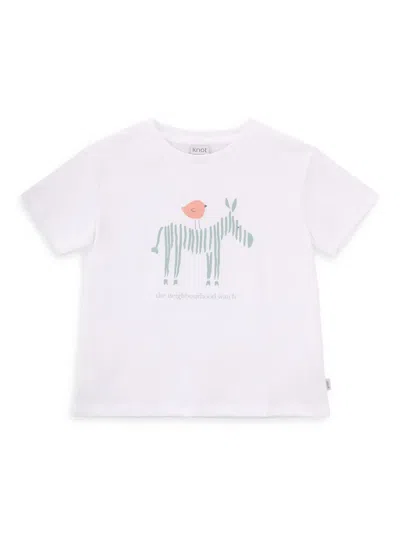 Knot Neighborhood T-shirt In White