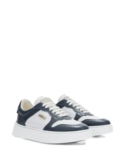 Furla Sport Lace-up Sneakers In Blue