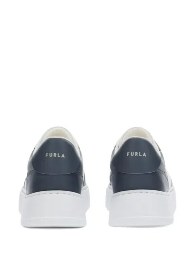 Furla Sport Lace-up Sneakers In Blue