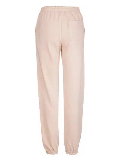 Livincool Logo-print Cotton Joggers In Pink