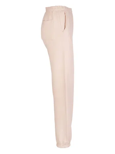 Livincool Logo-print Cotton Joggers In Pink