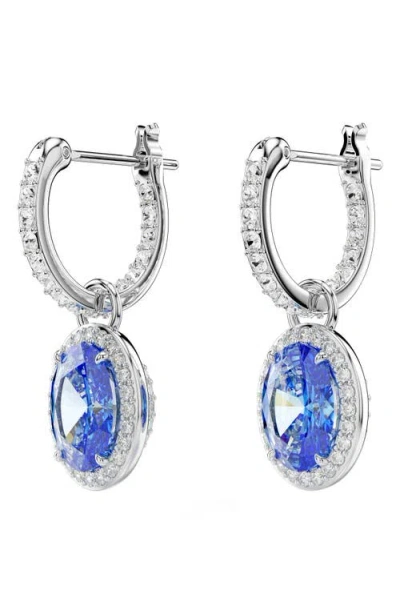 Swarovski Una Drop Hoop Earrings In Metallic