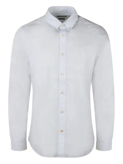 Barbour Embroidered Button-down Shirt In White