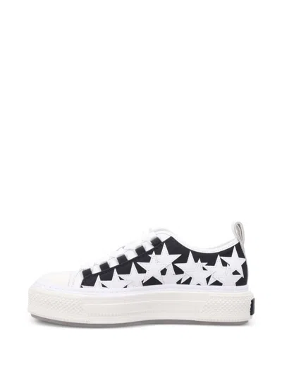 Amiri Star Pattern Rubber Sole Sneakers In White
