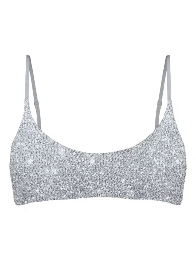 Mc2 Saint Barth Judy Bikini Top In White