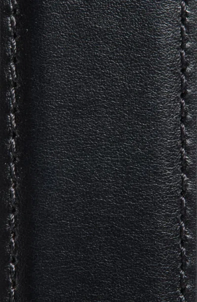 Khaite Benny Leather Belt In Black
