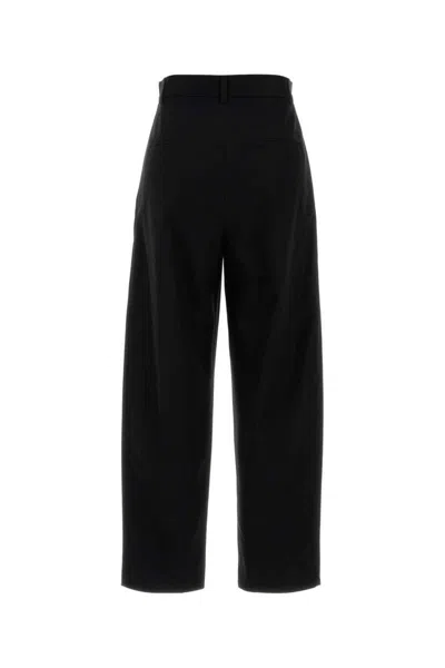 Max Mara Pleated Casual Pants In Black