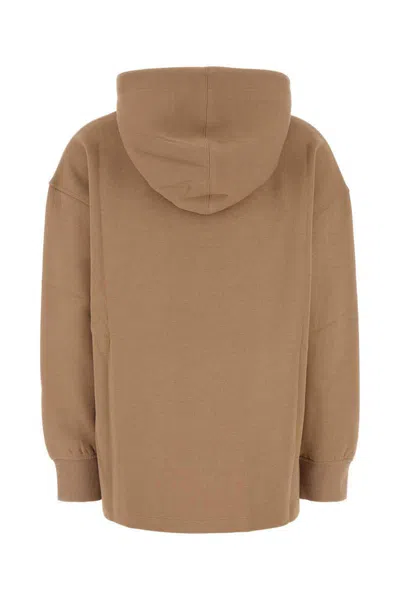 's Max Mara Biscuit Cotton Blend Oversize Visiera Sweatshirt