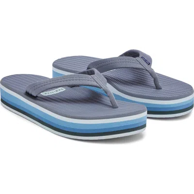Hari Mari Dunes Sunset Waterproof Flip Flop In Blue