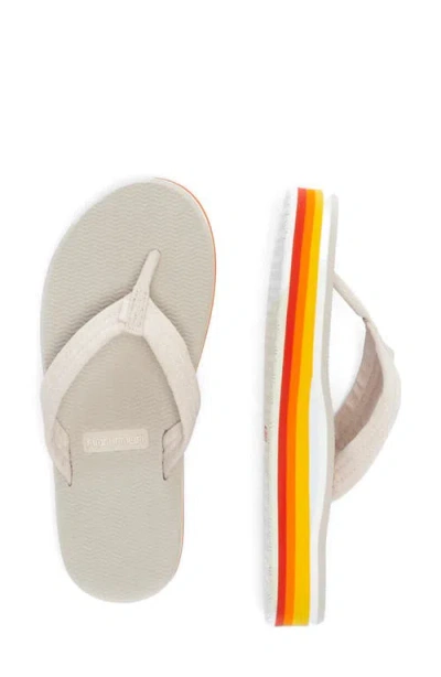 Hari Mari Dunes Sunset Waterproof Flip Flop In Neutral