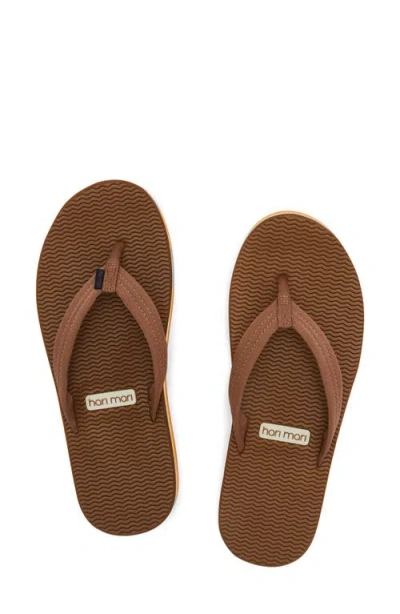 Hari Mari Dunes Sunset Waterproof Flip Flop In Brown