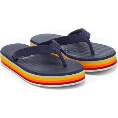 Hari Mari Dunes Sunset Waterproof Flip Flop In Blue