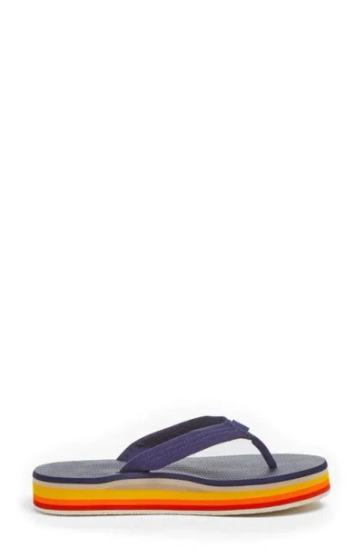 Hari Mari Dunes Sunset Waterproof Flip Flop In Blue