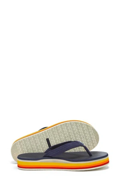 Hari Mari Dunes Sunset Waterproof Flip Flop In Blue