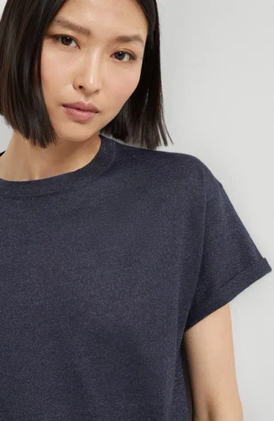 Brunello Cucinelli Cashmere And Silk Lightweight Sweater In Black