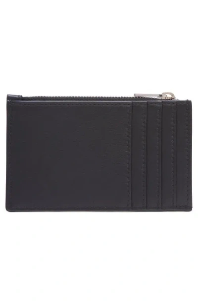 Alexander Mcqueen Mcqueen Logo Leather Zip Card Case