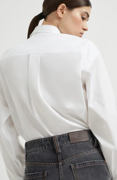Brunello Cucinelli Vintage Wash Square Denim Jeans