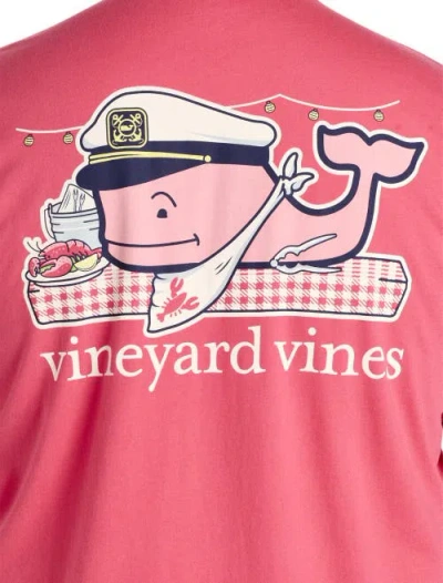 Vineyard Vines Big & Tall Lobster Bake Whale Graphic Tee In Pink
