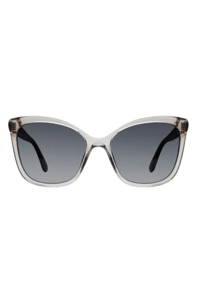 Stuart Weitzman 56mm Gradient Butterfly Sunglasses