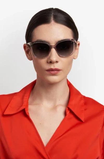 Stuart Weitzman 56mm Gradient Butterfly Sunglasses