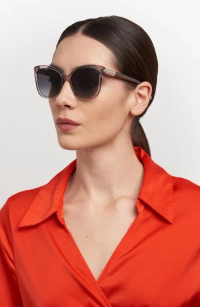 Stuart Weitzman 56mm Gradient Butterfly Sunglasses