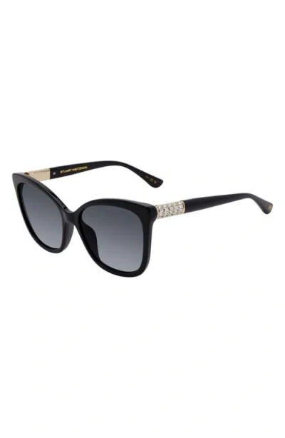 Stuart Weitzman 56mm Gradient Butterfly Sunglasses